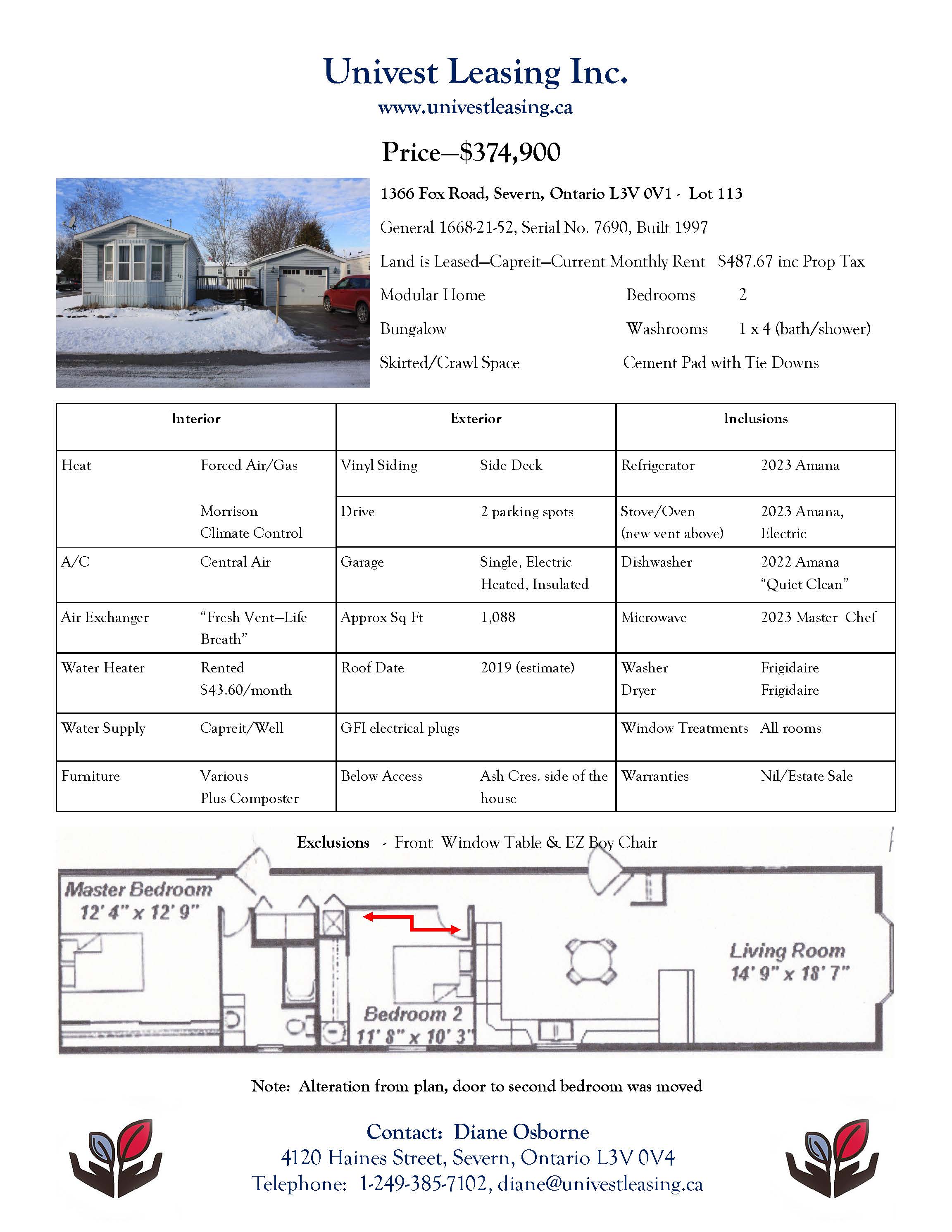 Info of 1366 Fox Road Silver Creek Estates